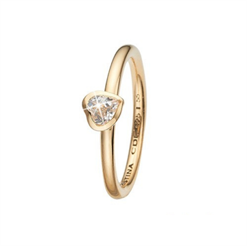 Christina Jewelry & Watches - Promise ring - forgyldt sølv m/ topas 800-2.14.B